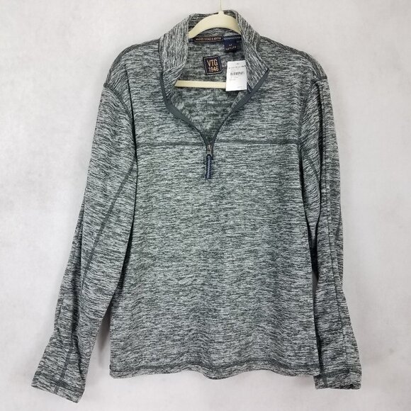 Vintage 1946 Other - NEW Vintage 1946 Nordstrom Men's M 1/4 Zip Fleece Pullover Top in Charcoal Gray